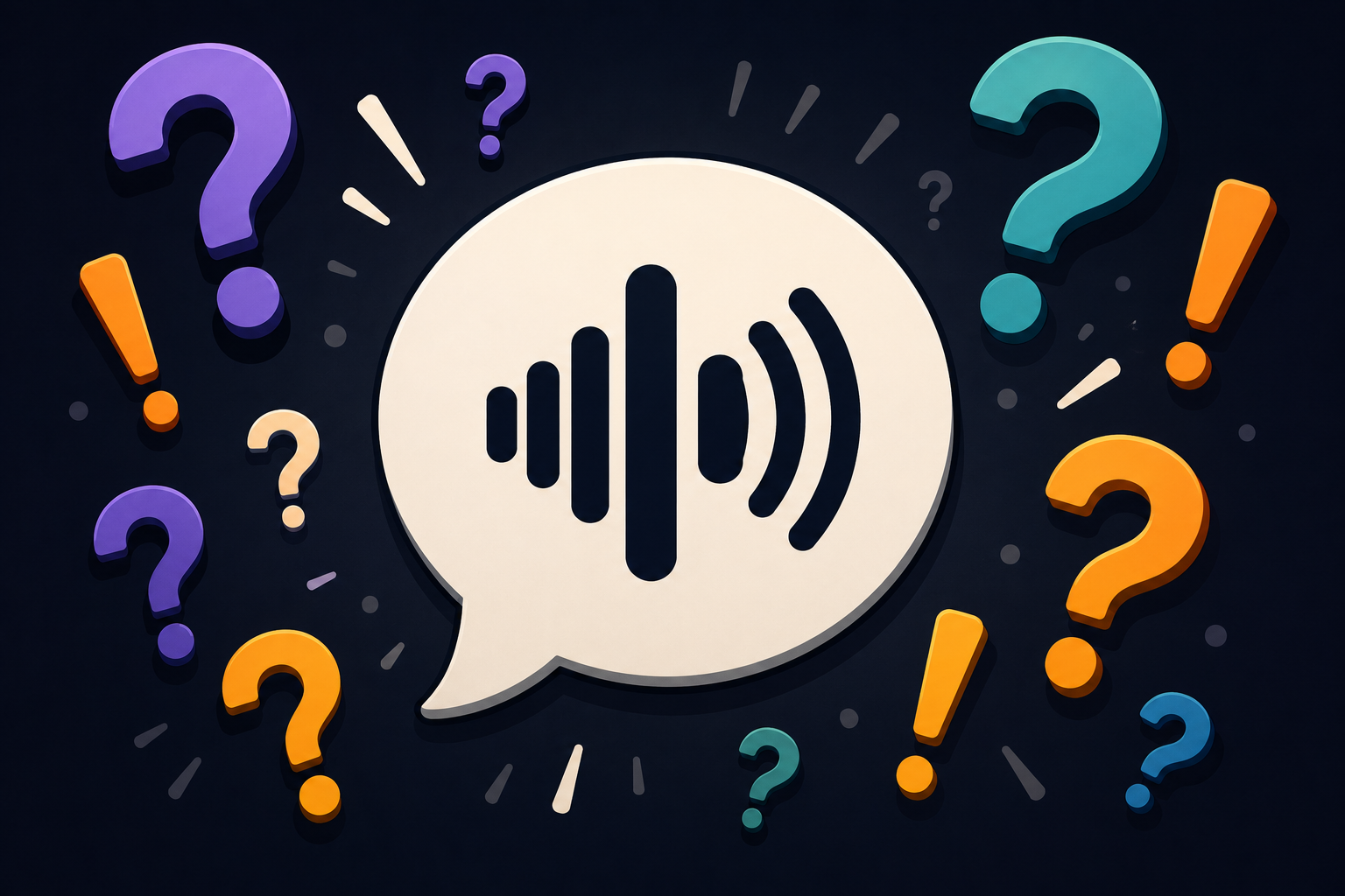 Sound wave icon in a speech bubble representing the bruh sound effect