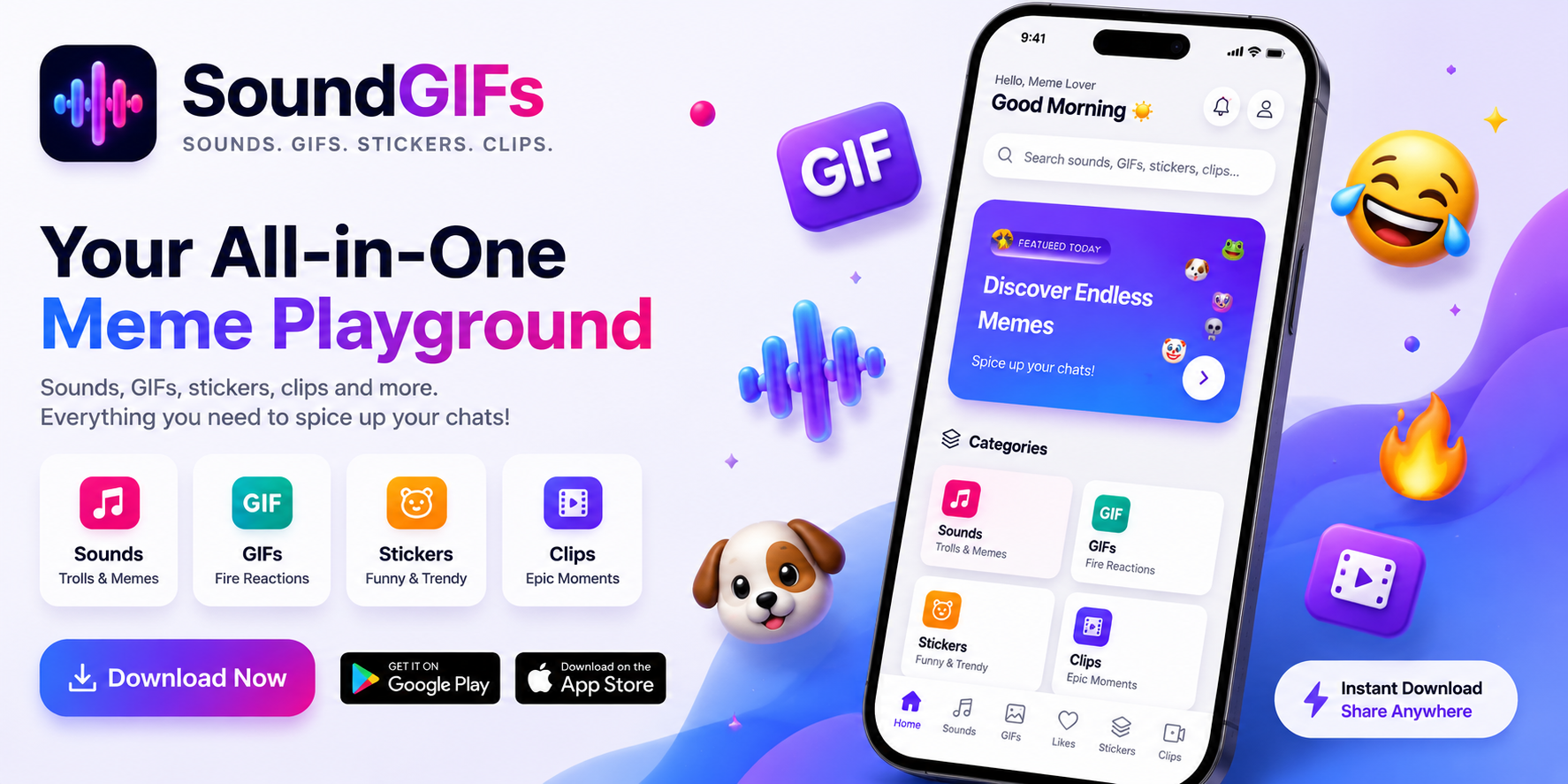 SoundGIFs — Your All-in-One Meme Playground